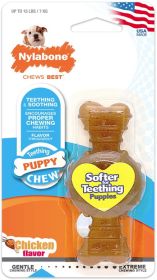 Nylabone Puppy Chew Ring Bone Chicken Flavor Petite (5 count: 5 count Nylabone Puppy Chew Ring Bone Chicken Flavor Petite)