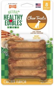 Nylabone Healthy Edibles Chews Chicken Petite (64 count (8 x 8 ct): 64 count (8 x 8 ct) Nylabone Healthy Edibles Chews Chicken Petite)