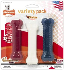 Nylabone Dura Chew Variety Pack (24 count (8 x 3 ct): 24 count (8 x 3 ct) Nylabone Dura Chew Variety Pack)