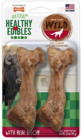 Nylabone Healthy Edibles Natural Wild Bison Chew Treats Medium (10 count (5 x 2 ct): 10 count (5 x 2 ct) Nylabone Healthy Edibles Natural Wild Bison Chew Treats Medium)