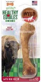 Nylabone Healthy Edibles Natural Wild Bison Chew Treats Large (5 count: 5 count Nylabone Healthy Edibles Natural Wild Bison Chew Treats Large)