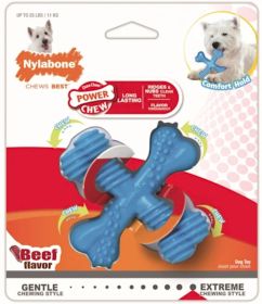 Nylabone Dura Chew X-Bone Beef Flavor (6 count: 6 count Nylabone Dura Chew X-Bone Beef Flavor)