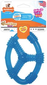 Nylabone Puppy Chew Ring Peanut Butter Toy Wolf (5 count: 5 count Nylabone Puppy Chew Ring Peanut Butter Toy Wolf)