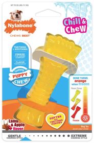 Nylabone Puppy Chew Color Changing Chill N Chew Bone Mini Souper (3 count: 3 count Nylabone Puppy Chew Color Changing Chill N Chew Bone Mini Souper)