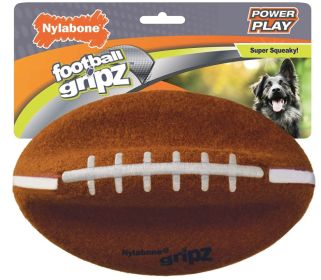 Nylabone Power Play Football Large 8.5" Dog Toy (4 count: 4 count Nylabone Power Play Football Large 8.5" Dog Toy)