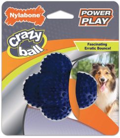 Nylabone Power Play Crazy Ball Dog Toy Large (16 count: 16 count Nylabone Power Play Crazy Ball Dog Toy Large)