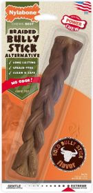 Nylabone Power Chew Alternative Braided Bully Stick Giant (4 count: 4 count Nylabone Power Chew Alternative Braided Bully Stick Giant)