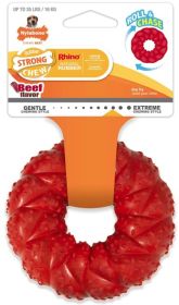 Nylabone Strong Chew Braided Ring Dog Toy Beef Flavor Wolf (6 count: 6 count Nylabone Strong Chew Braided Ring Dog Toy Beef Flavor Wolf)