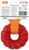 Nylabone Strong Chew Braided Ring Dog Toy Beef Flavor Wolf