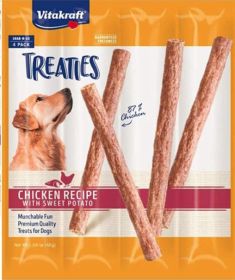 VitaKraft Treaties Smoked Chicken with Sweet Potato Grab-n-Go Dog Treats (28 count (7 x 4 ct): 28 count (7 x 4 ct) VitaKraft Treaties Smoked Chicken with Sweet Potato Grab-n-Go Dog Treats)