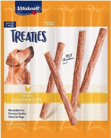 VitaKraft Treaties Smoked Chicken Grab-n-Go Dog Treats (28 count (7 x 4 ct): 28 count (7 x 4 ct) VitaKraft Treaties Smoked Chicken Grab-n-Go Dog Treats)