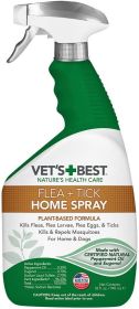 Vets Best Flea and Tick Home Spray (96 oz (3 x 32 oz): 96 oz (3 x 32 oz) Vets Best Flea and Tick Home Spray)