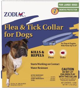 Zodiac Flea and Tick Collar for Large Dogs (3 count: 3 count Zodiac Flea and Tick Collar for Large Dogs)