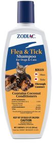 Zodiac Flea and Tick Shampoo for Dogs and Cats (36 oz (3 x 12 oz): 36 oz (3 x 12 oz) Zodiac Flea and Tick Shampoo for Dogs and Cats)