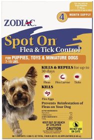 Zodiac Flea and Tick Control Drops (12 count (3 x 4 ct): 12 count (3 x 4 ct) Zodiac Flea and Tick Control Drops)