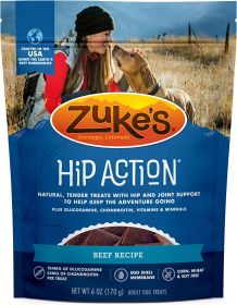 Zukes Hip Action Dog Treats Roasted Beef Recipe (54 oz (9 x 6 oz): 54 oz (9 x 6 oz) Zukes Hip Action Dog Treats Roasted Beef Recipe)