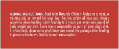 Zukes Mini Naturals Dog Treats Chicken Recipe