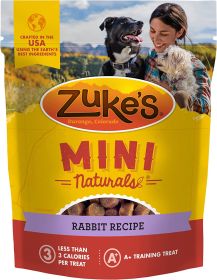 Zukes Mini Naturals Dog Treats Rabbit Recipe (3 lb (3 x 1 lb): 3 lb (3 x 1 lb) Zukes Mini Naturals Dog Treats Rabbit Recipe)