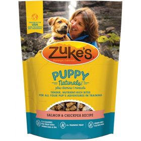 Zukes Puppy Naturals Treats Salmon and Chickpea (45 oz (9 x 5 oz): 45 oz (9 x 5 oz) Zukes Puppy Naturals Treats Salmon and Chickpea)