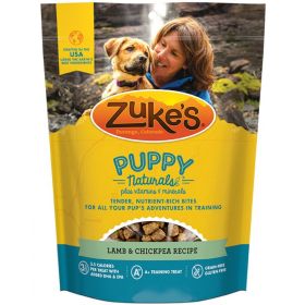 Zukes Puppy Naturals Dog Treats Lamb and Chickpea (45 oz (9 x 5 oz): 45 oz (9 x 5 oz) Zukes Puppy Naturals Dog Treats Lamb and Chickpea)