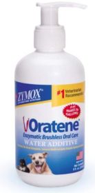 Zymox Oratene Enzymatic Brushless Oral Care Water Additive (24 oz (3 x 8 oz): 24 oz (3 x 8 oz) Zymox Oratene Enzymatic Brushless Oral Care Water Additive)